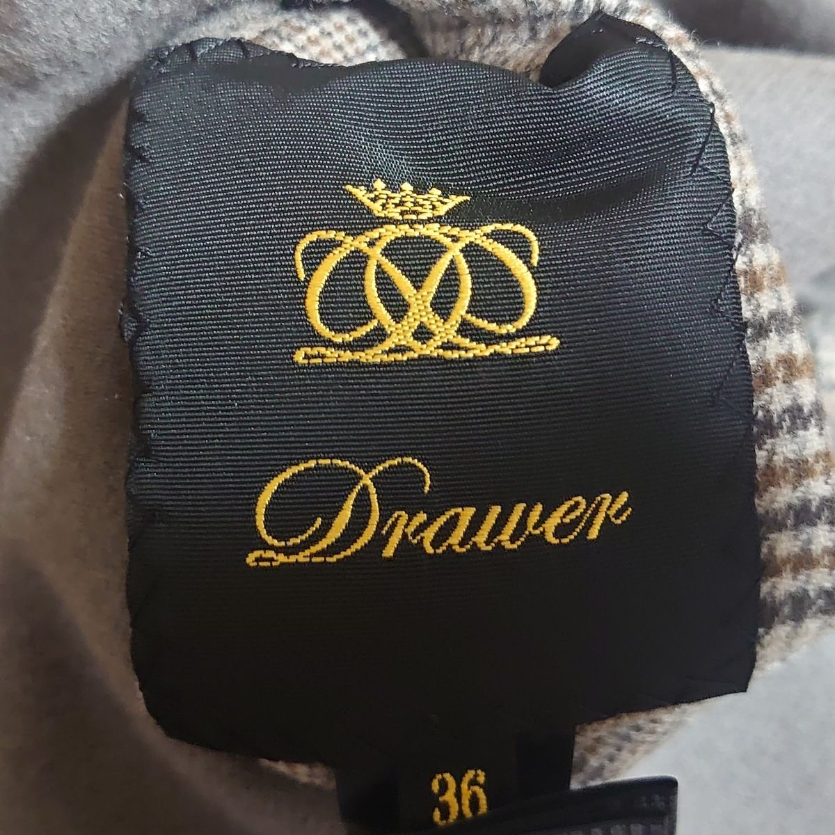 Drawer(ドゥロワー) コート サイズ36 S レディース美品 - グレー 七分 ...