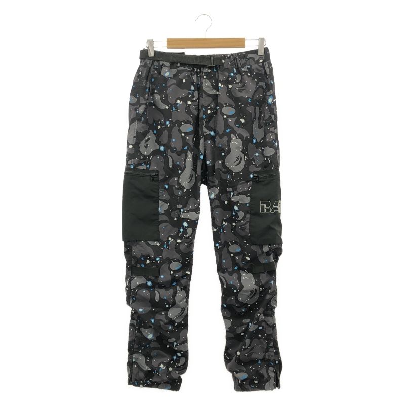 中古】A BATHING APE ナイロンカーゴパンツ ブラック サイズM