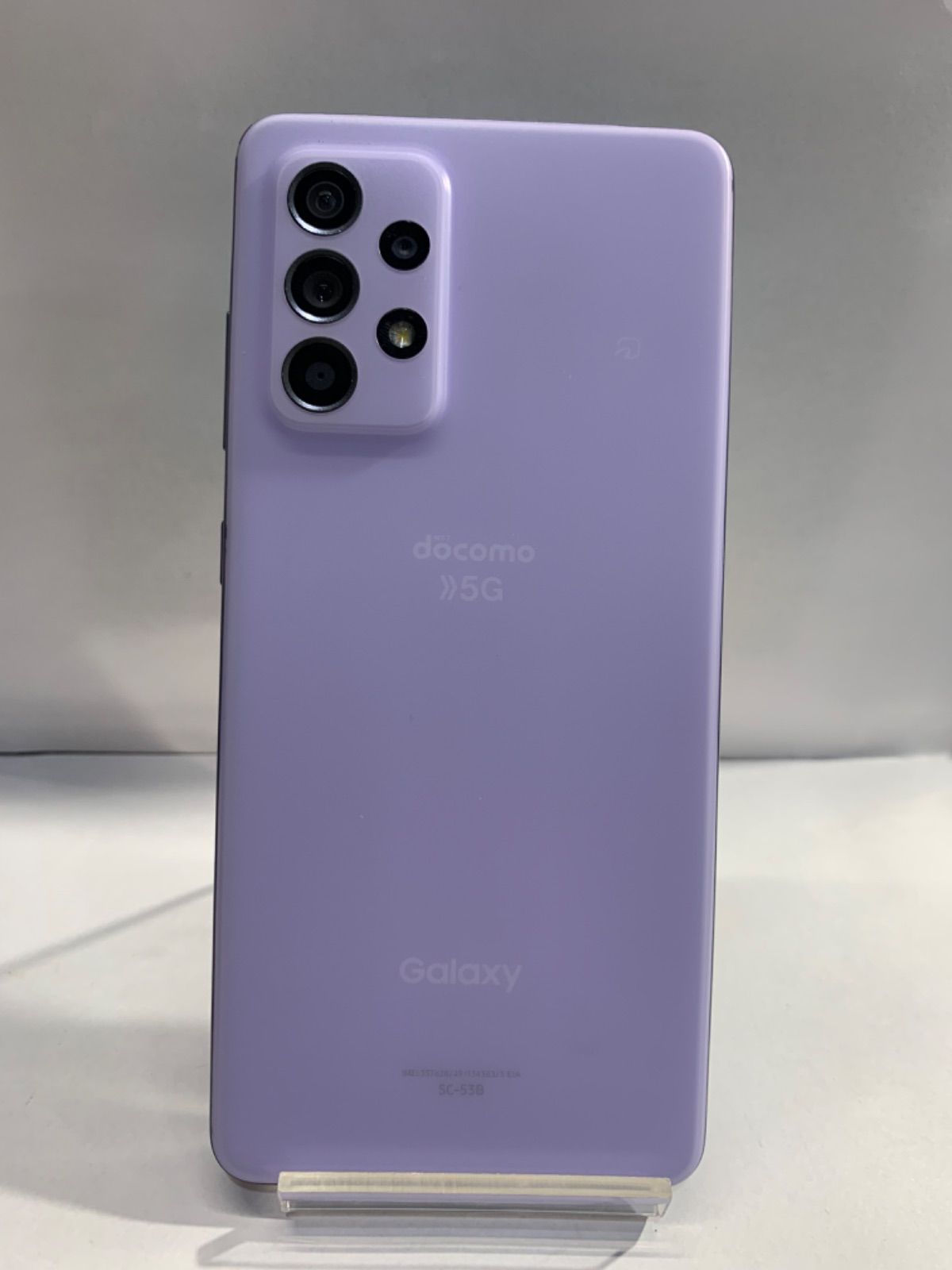 【Dランク】Galaxy A52 5G docomo 128GB SC-53B パープル 【七日間保証】