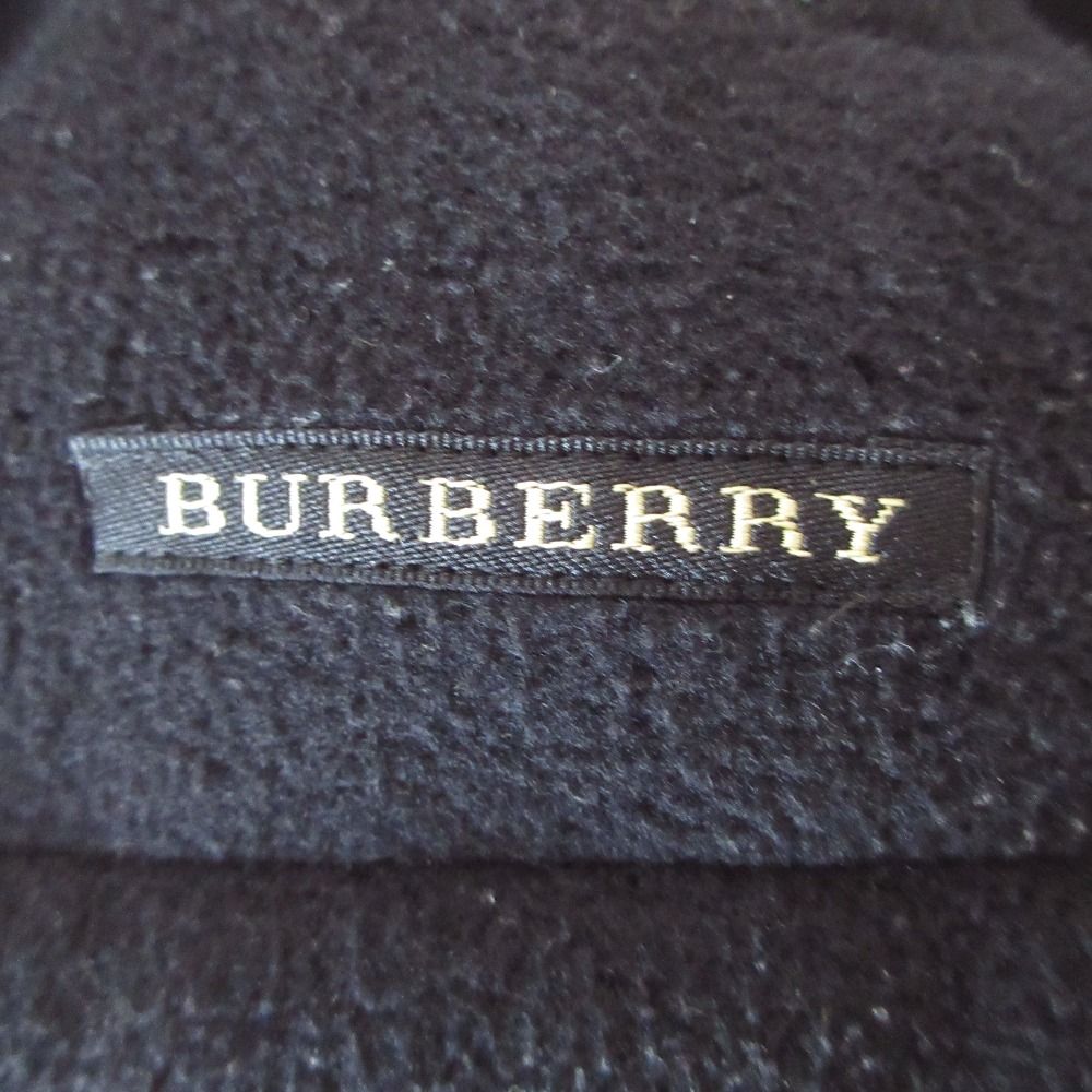 バーバリーゴルフ フリース ベスト リバーシブル 黒/チェック L BURBERRY GOLF フリース ベスト リバーシブル 黒/チェック L｜メンズ