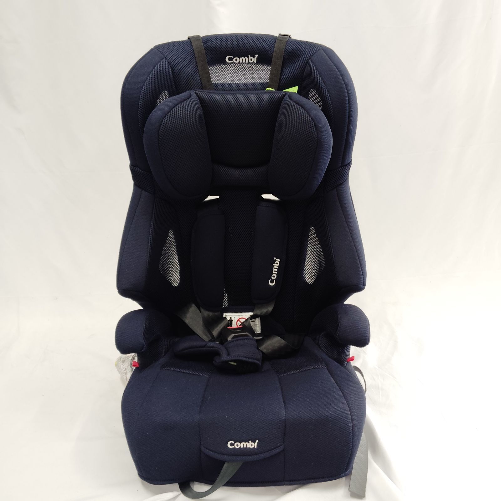 極美品　Combi ジョイトリップ エアスルー　ジュニアシート　GH ネイビー COMBI ジョイトリップ エアスルー GH ネイビー ジュニアシート