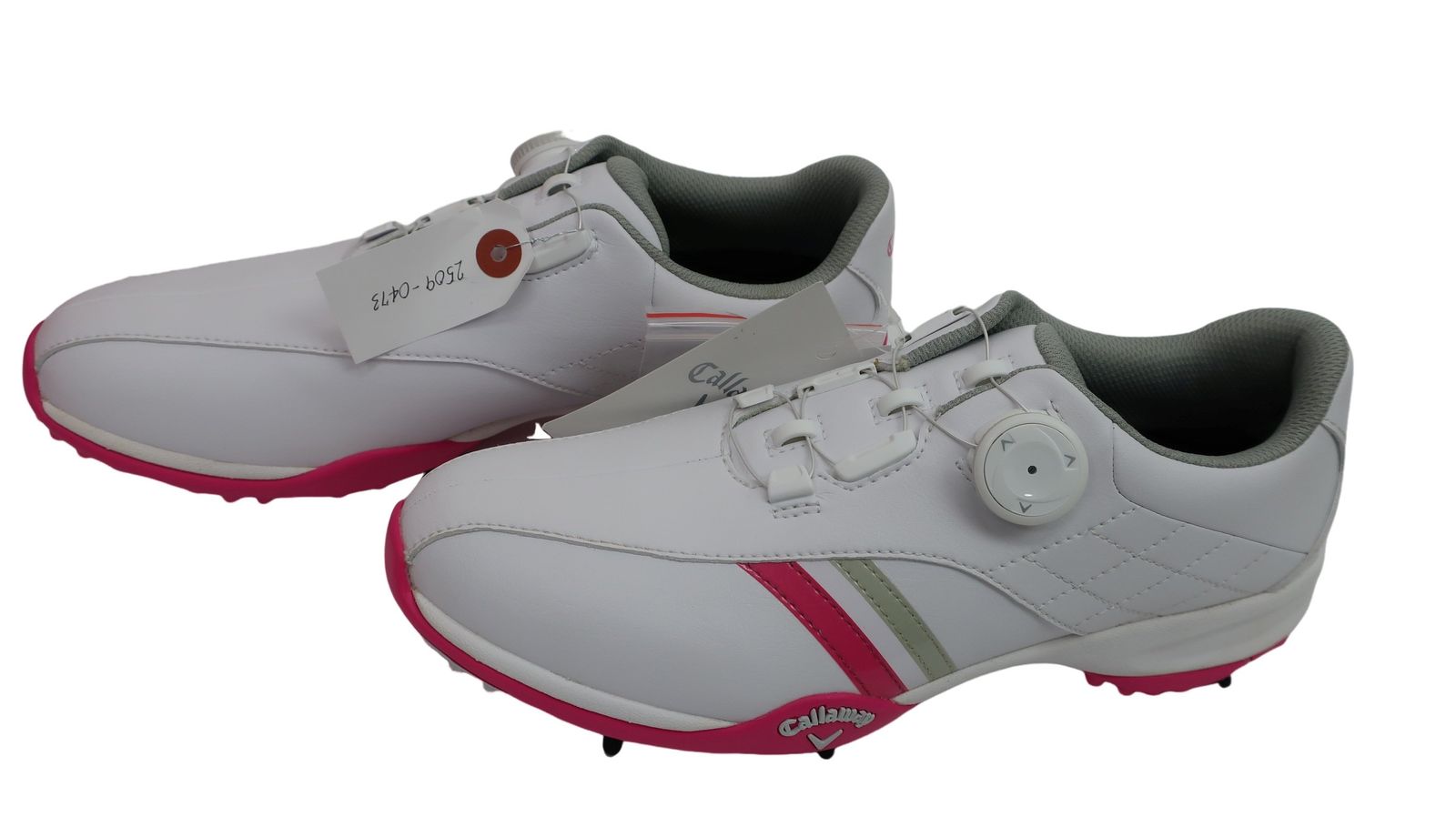 未使用品】Callaway(キャロウェイ) ダイヤル式ゴルフシューズ 白