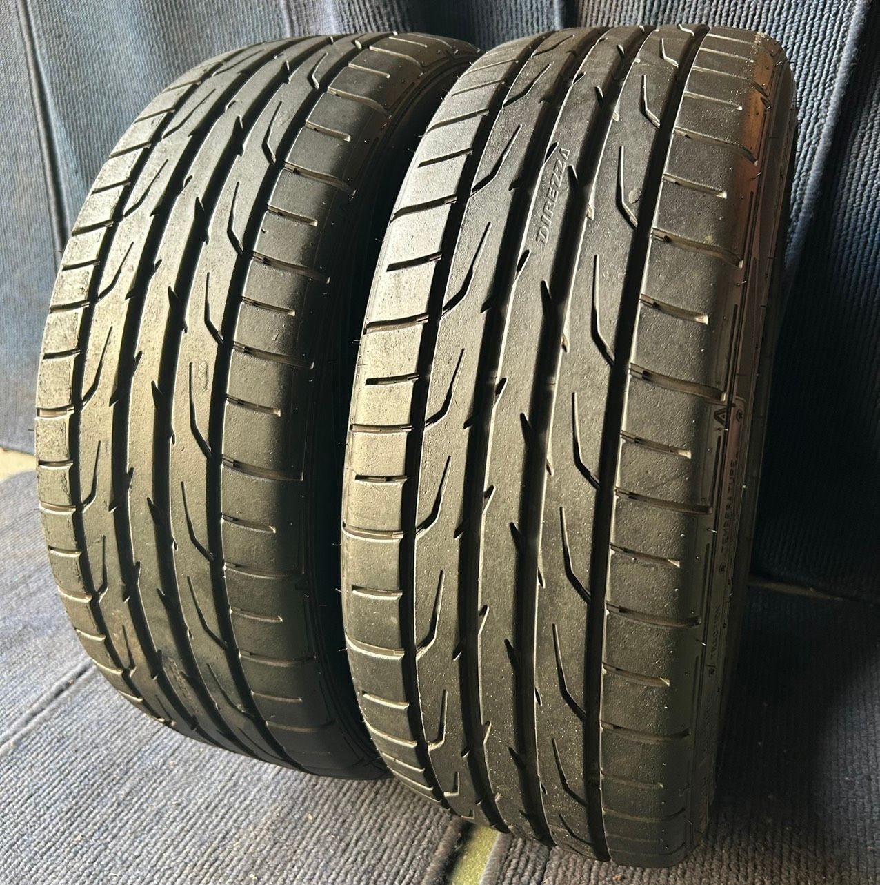 製造 溝9分山 DUNLOP DIREZZA DZ102 2本 215 45R17 ASP3303