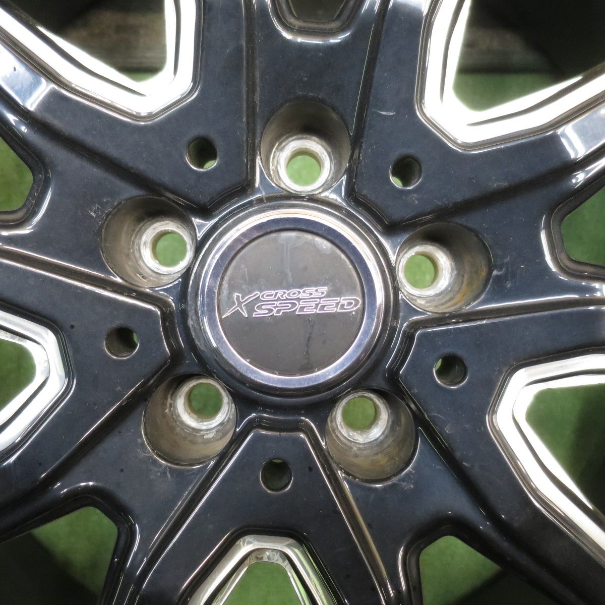 送料無料！ バリ溝 8.5分 XV フォレスター 等 225 55R18 スタッドレス ブリヂストン ブリザック DM-V2 X CROSS SPEED クロススピード 18インチ PCD100 5H 5091901NJス 可 ジャズマスター