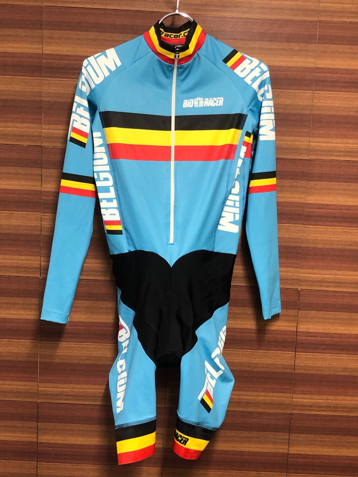 II681 ビオレーサー BIORACER 長袖 ワンピース 水色 BELGIUM XS - メルカリ