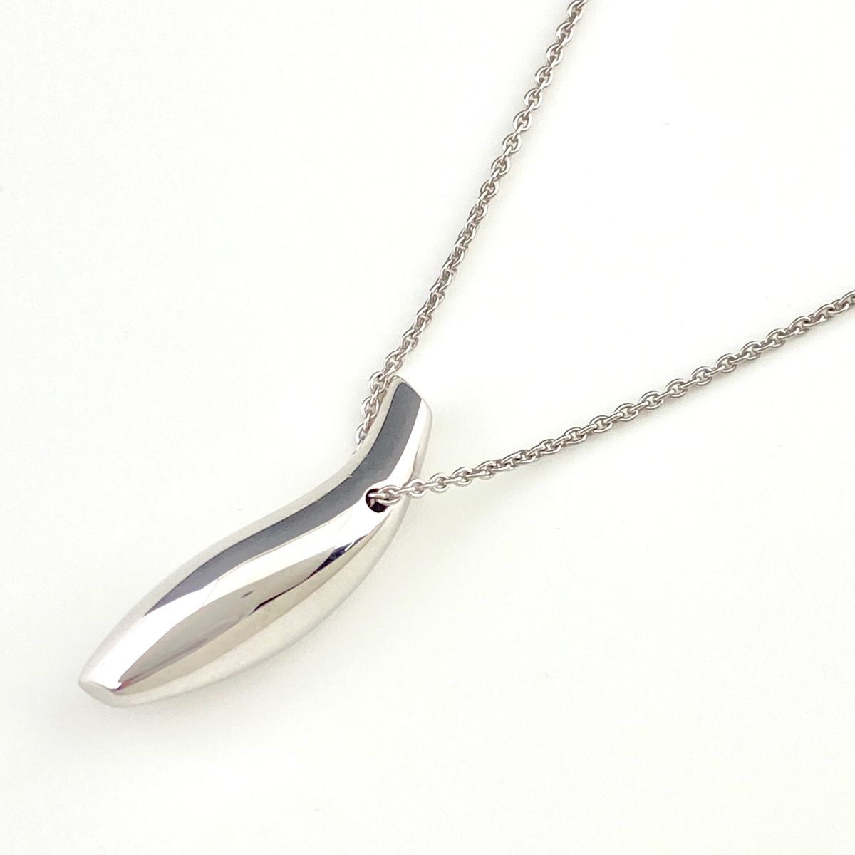 ティファニー TIFFANY&Co. フランクゲーリー フィッシュ ネックレス WG  