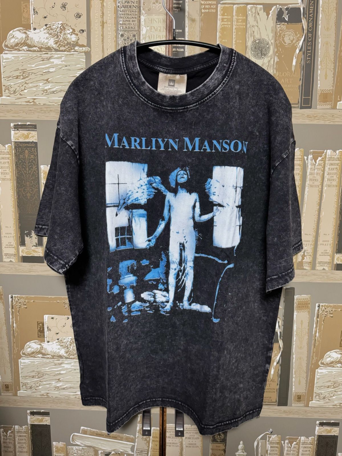 90s USA製 MARILYN MANSON ロン バンド T 長袖 Tee 90s USA製 MARILYN