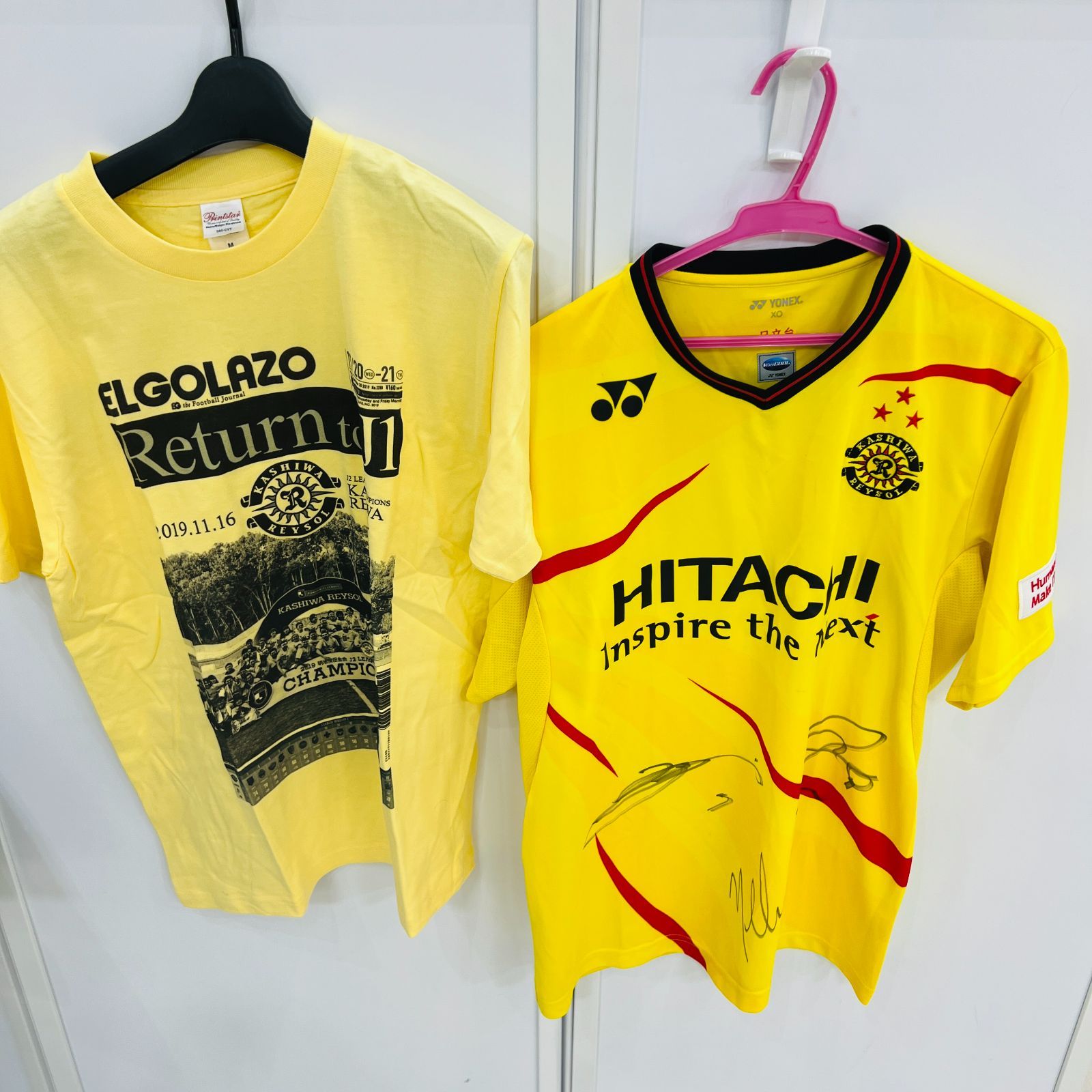 レイソル サイン Tシャツ XO ゲームシャツ 引退選手や支給品も！】柏