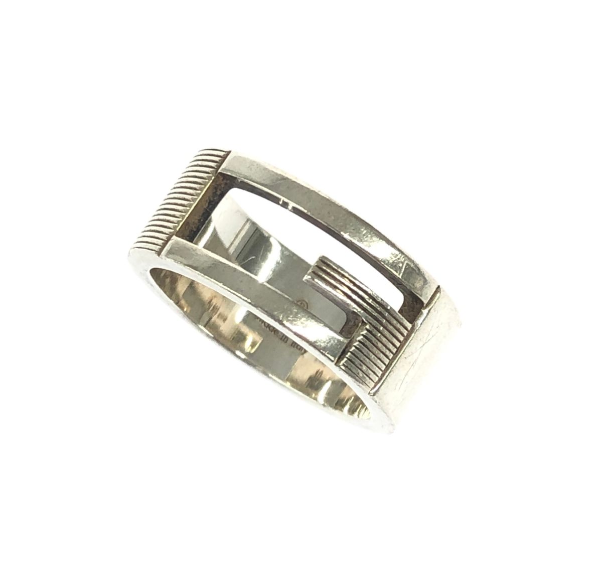 GUCCI グッチ ブランデッドG リング シルバー 925 ユニセックス 240001145518