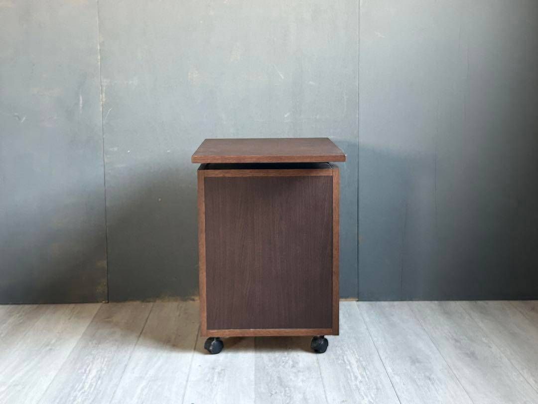 まりニャンのママ様　カリモク テーブル(SS4439)　ボナシェルタワゴン　YZ カリモク テーブル(SS4439) 袖机 セット販売 ボナシェルタワゴン