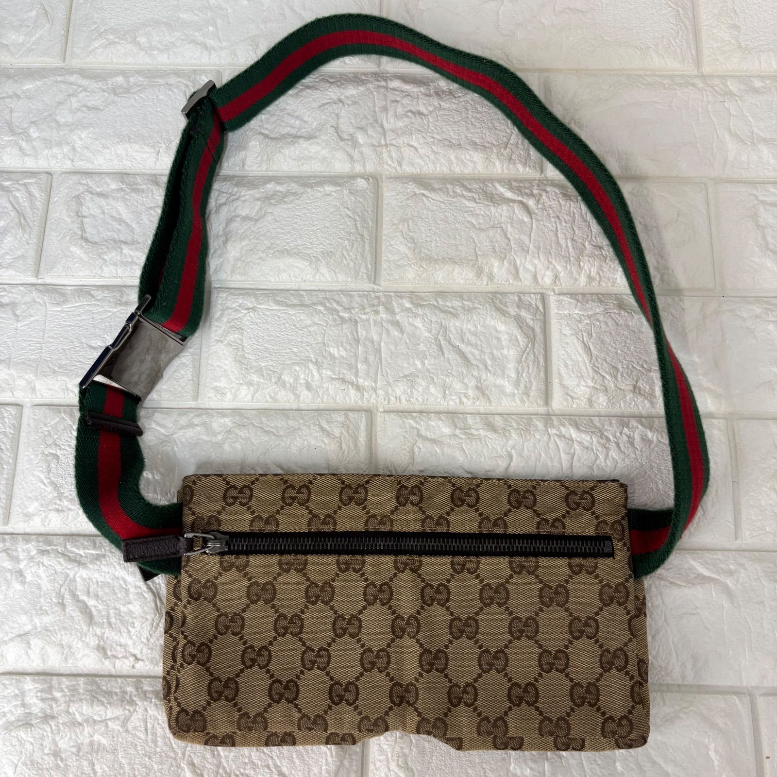 ☆GUCCI グッチ ボディバッグ ウエストポーチ シェリーライン GG