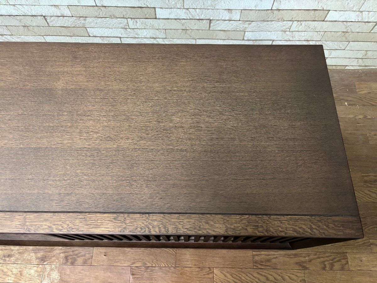 送料込】TVボード 150幅 テレビボード ピュア150 ウォールナット色