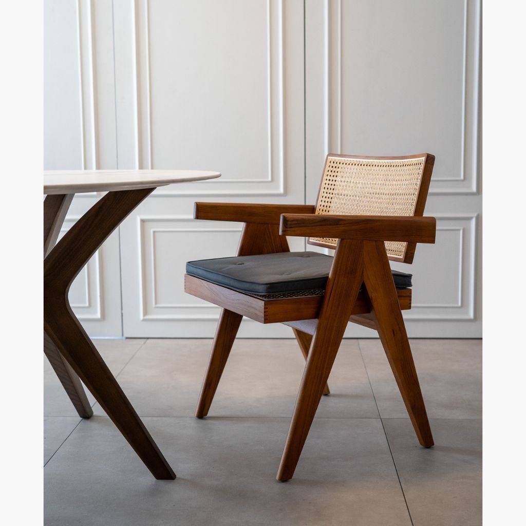 Outlet】V-leg Office Chair PH28 Teak /【アウトレット】 Vレッグ
