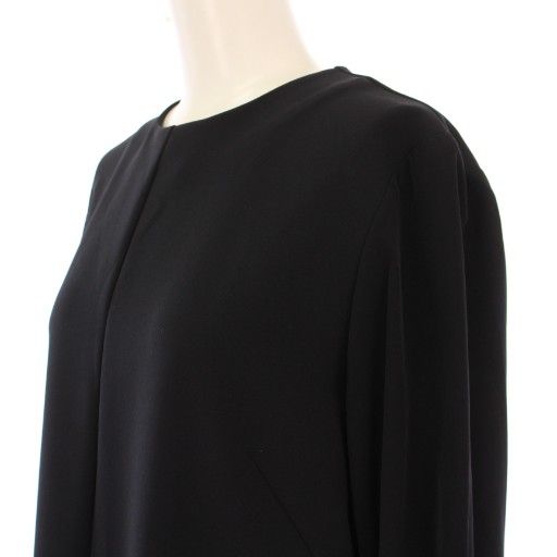 ソージュ SOEJU ストレッチファイン袖切替ワンピース ミモレ ロング