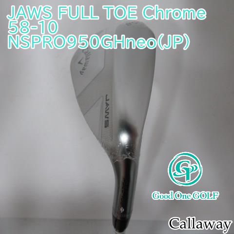 キャロウェイ S/58 JAWS FULL TOE Chrome 58-10/NSPRO950GHneo(JP) 4898-