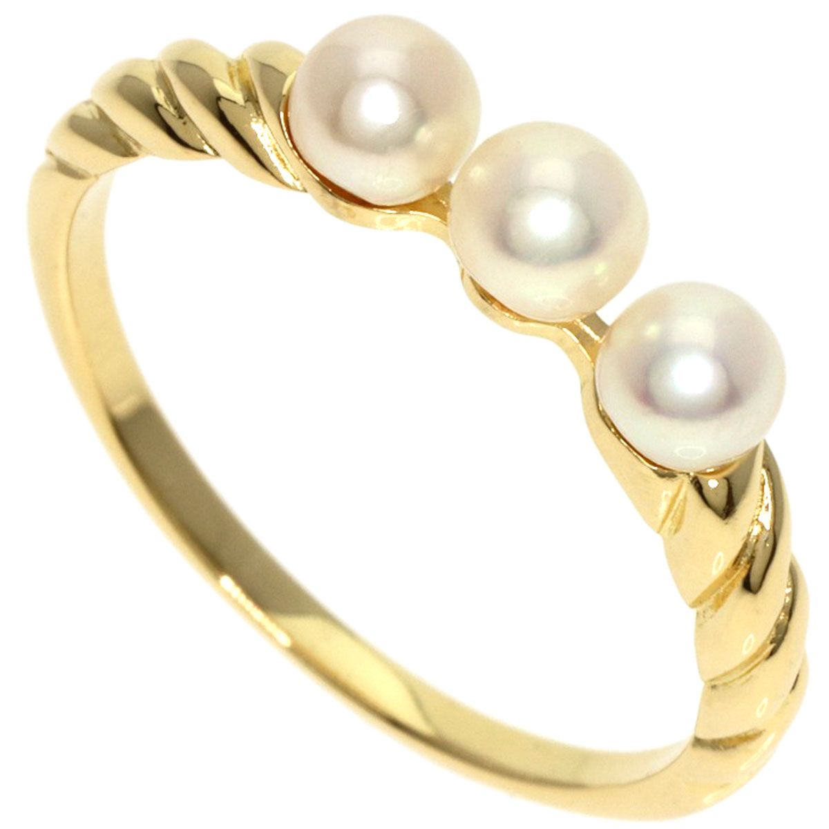 MIKIMOTO ミキモト ベビーパール 真珠 リング・指輪 K18YG