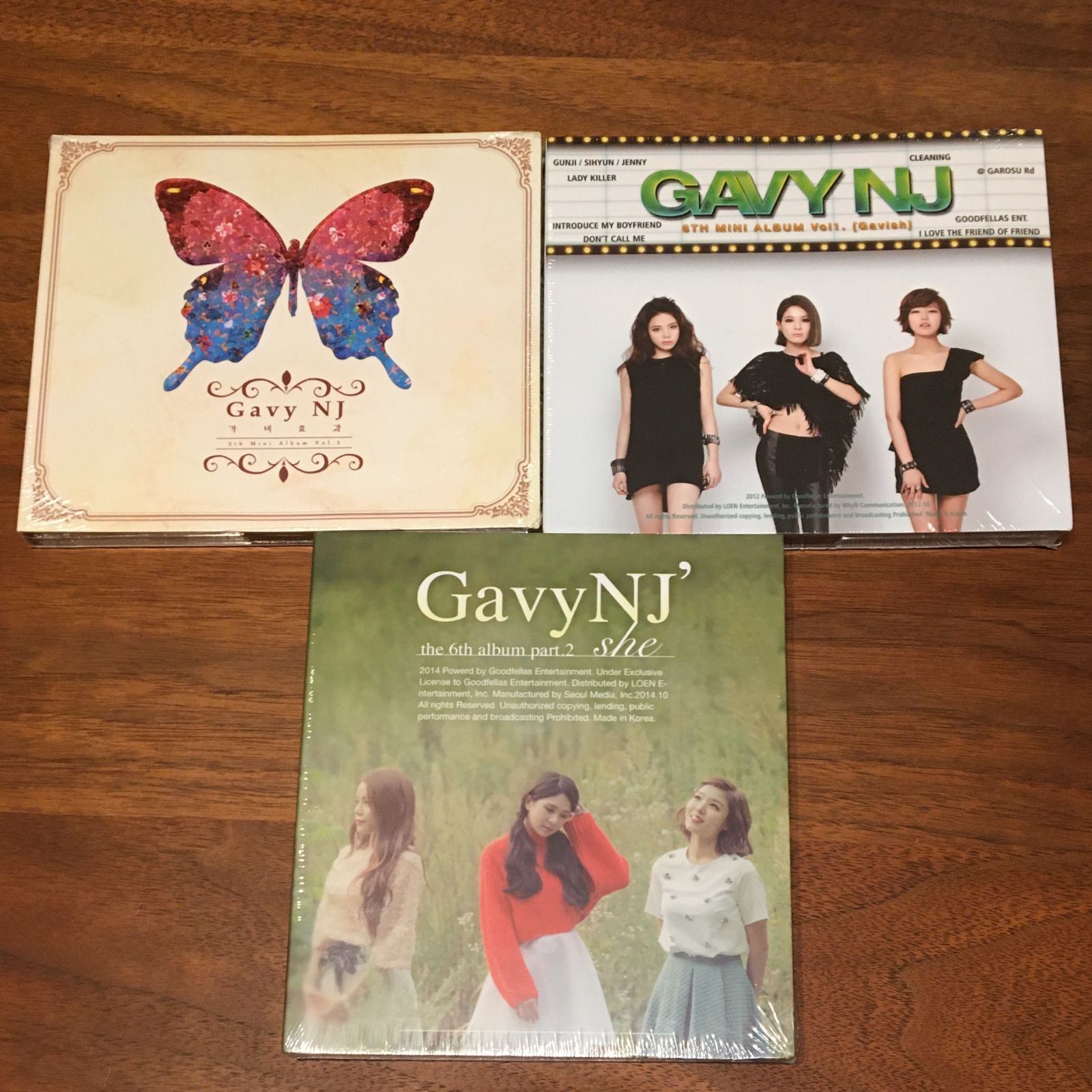 新品未開封CD GAVY NJ CD3枚セット 6集 Part. 1 - Gavish (韓国盤)／6 