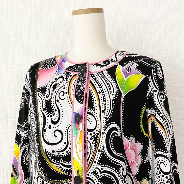 55i26 《美品》 LEONARD レオナール カンカン素地 薄手ノー