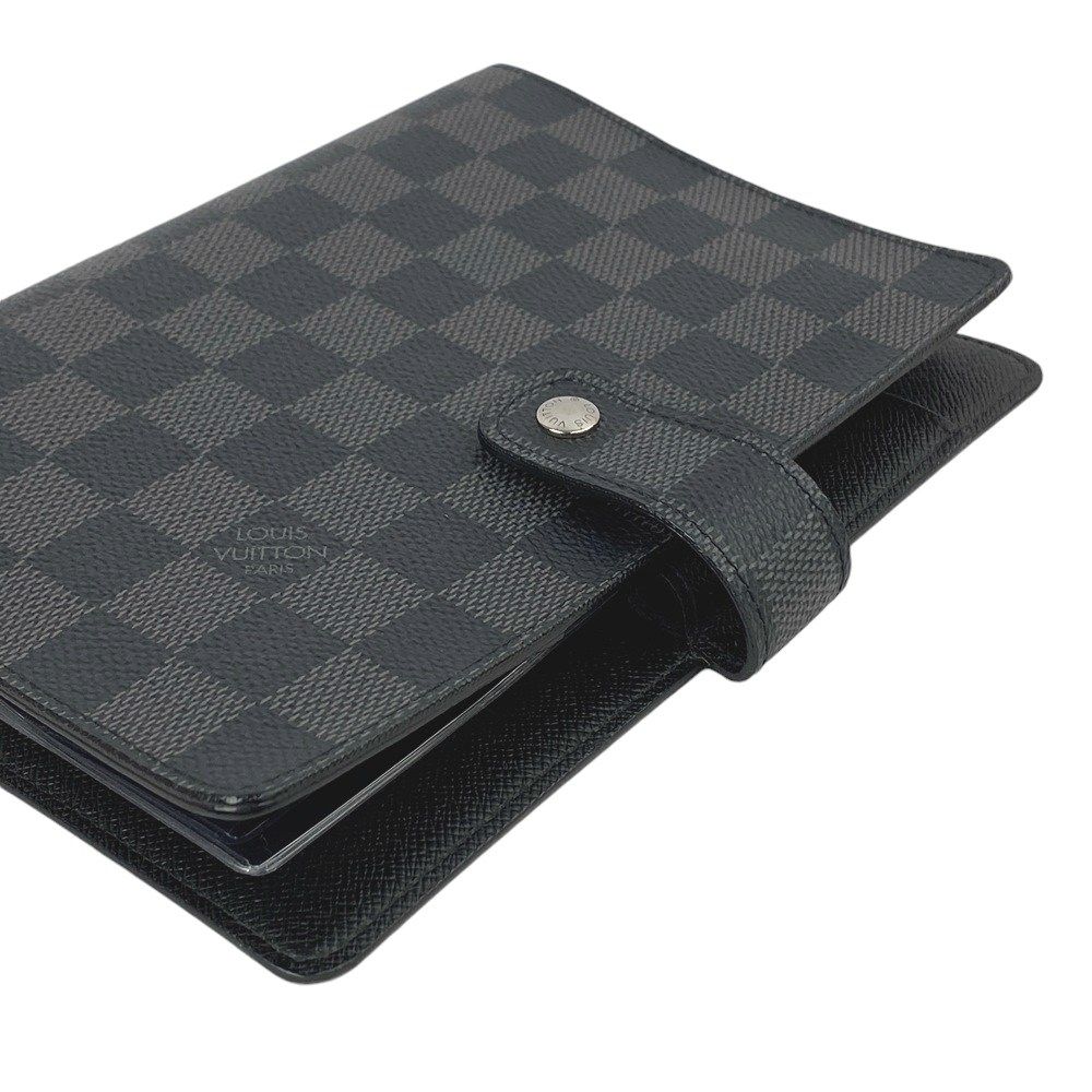 □美品□ ルイヴィトン アジェンダ MM 手帳 カバー ダミエ グラ
