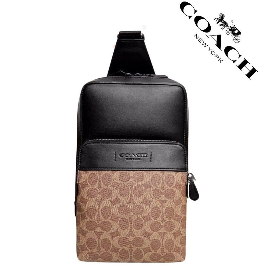 セール中】COACH コーチバッグ C5332 カーキ×ブラック ゴッサム パック  