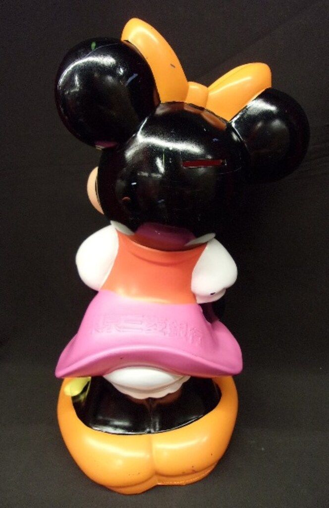 東京三菱銀行 貯金箱 ミニーマウス カウンターサイズ H360mm