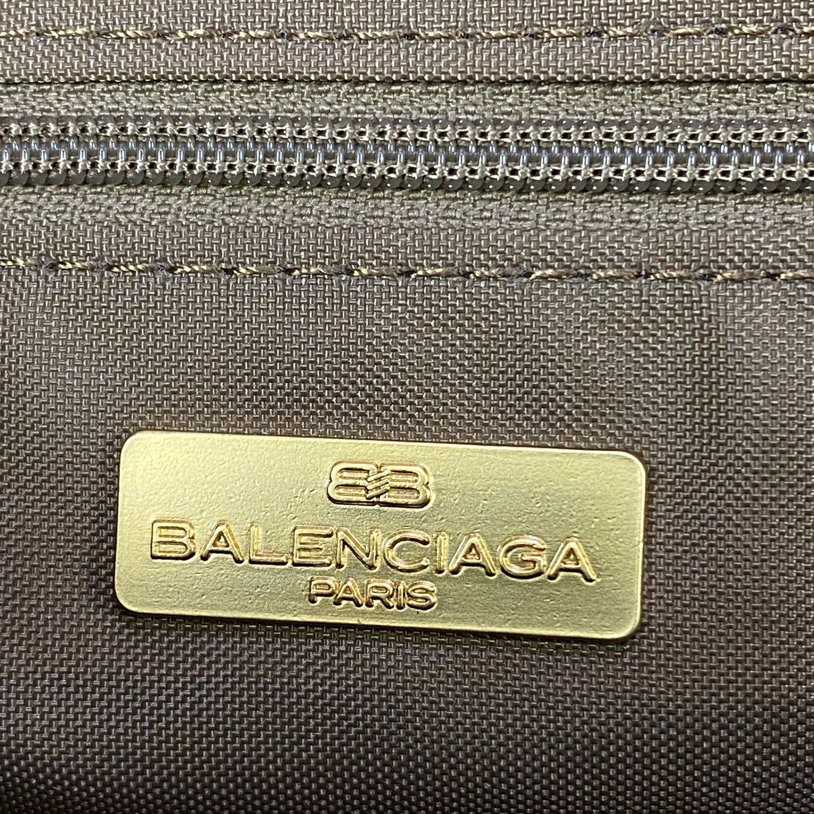 BALENCIAGA・バレンシアガ クロコ型押し BBロゴ ボストンバッグ