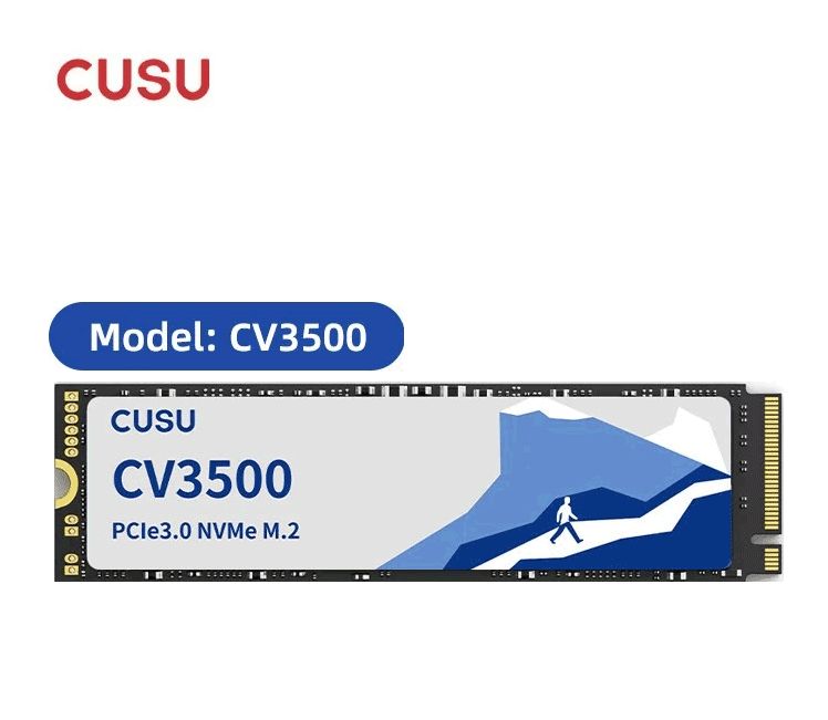 CUSU CV3500 M2 SSD 2TB NVMe1.4 M.2 2280 PCIe3.0*4 SATA3 3D NANDハードディスク 内臓ソリッドステートドライブ Read 3 500MBs Write 3 200MBs