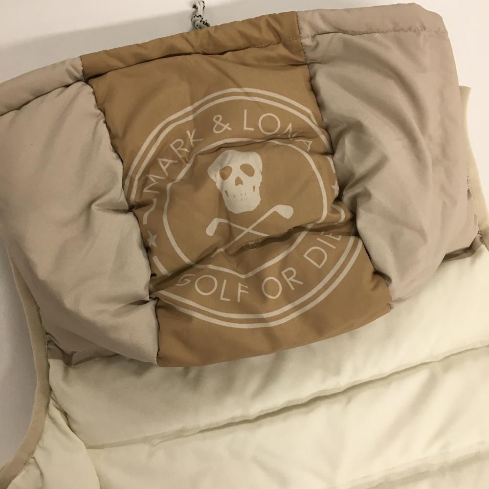 MARK&LONA レディース ダウンベスト ベージュ マークアンドロナ 【公式