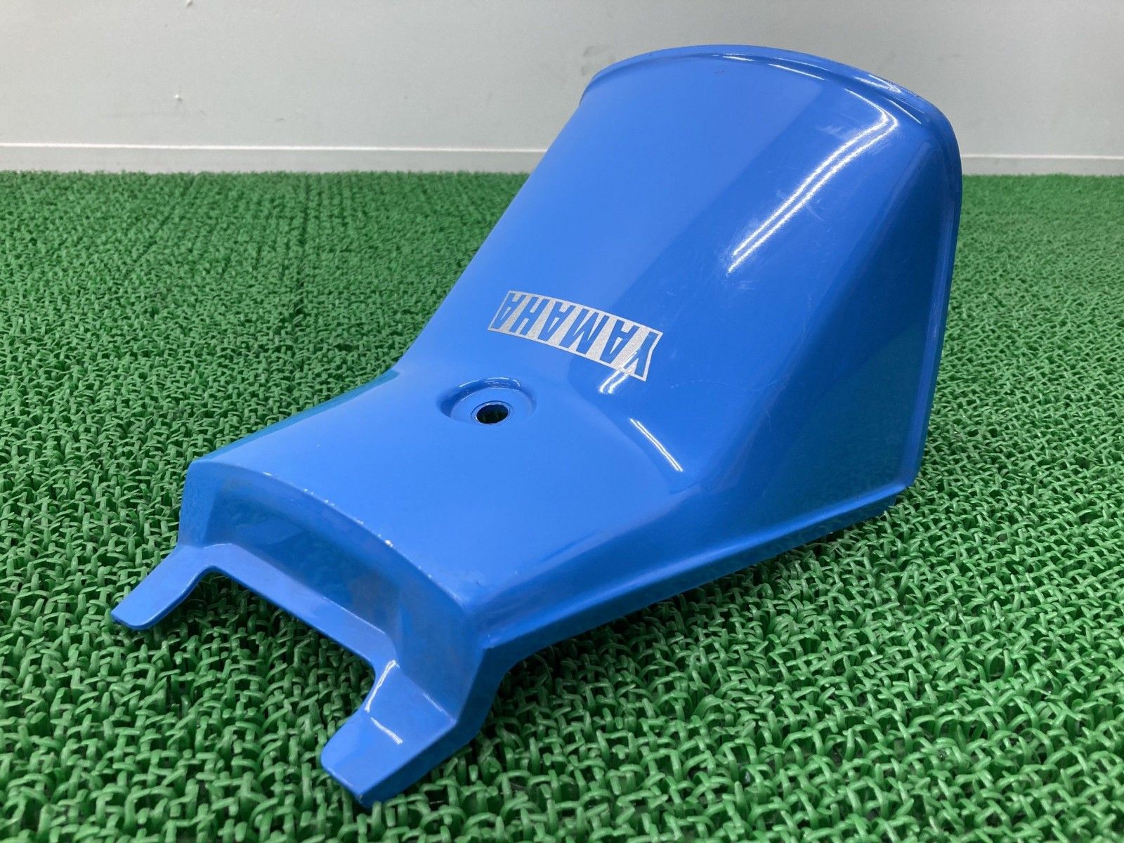 パッソルII シートカバー 水色 ヤマハ 純正 バイク 部品 2E9 シート下カウル 当時物 Passol2 割れ欠け無し 品薄 iJ