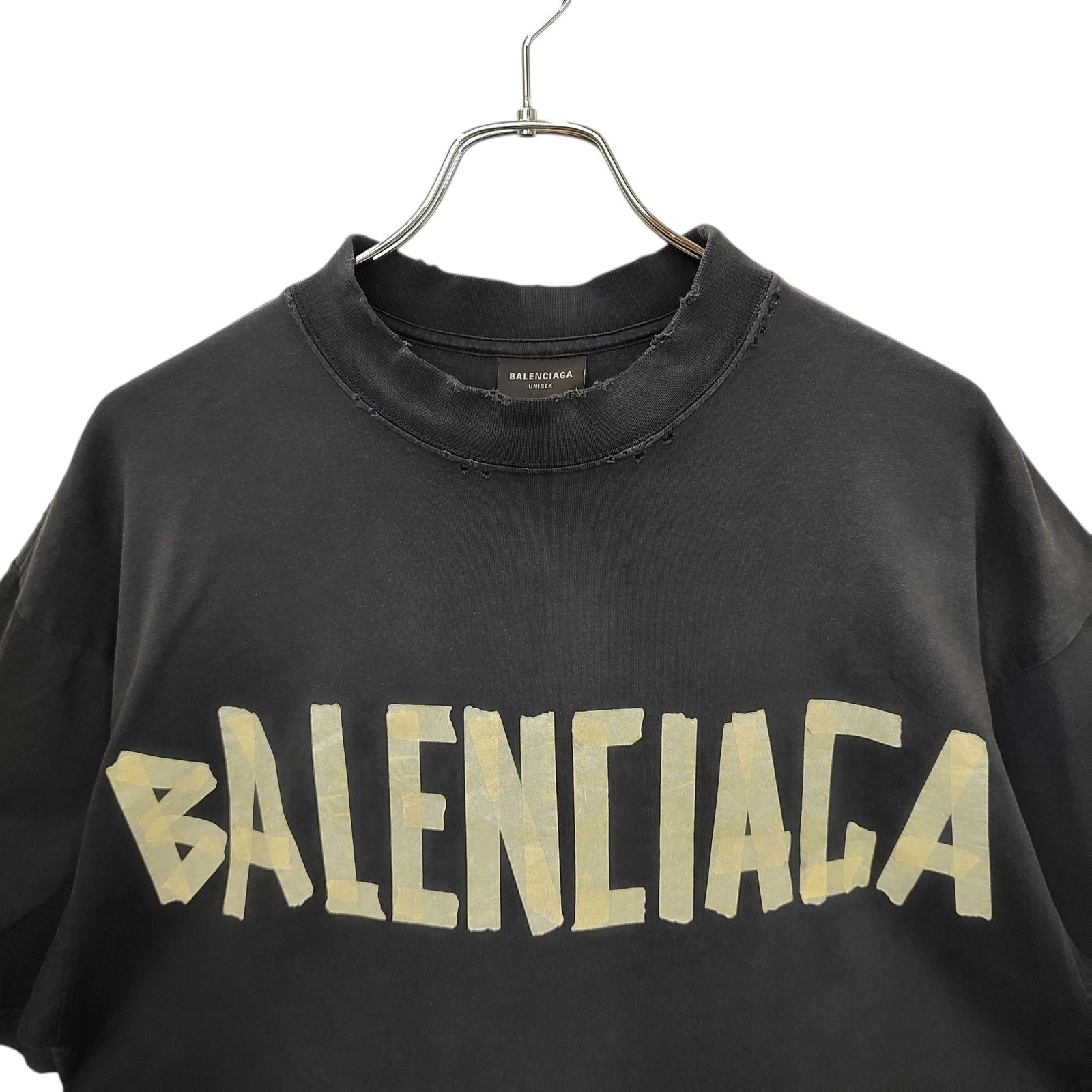 BALENCIAGA バレンシアガ 23SS Medium Fit T-Shirt ユーズド加工