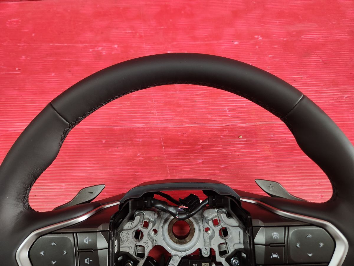 レクサス 20 NX250 バージョンL 純正 レザーハンドル AAZA20 新車外し品 864A1-78040 パドルシフト ステアリング