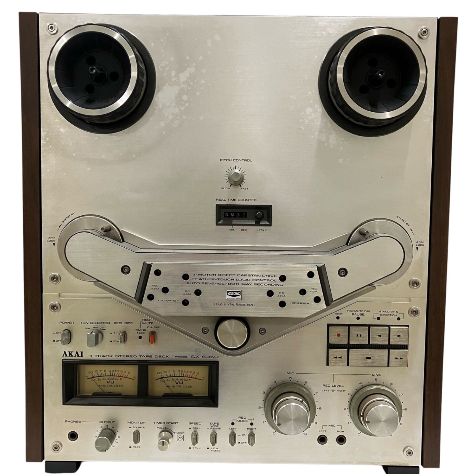 NK62 AKAI アカイ オープンリールデッキ GX-635D ステレオテープデッキ