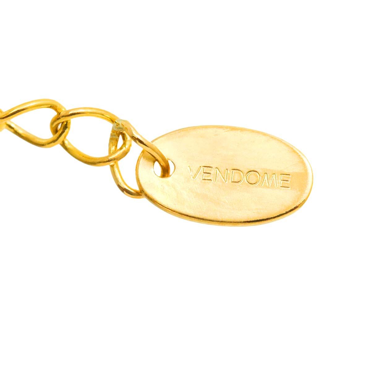 ヴァンドーム VENDOME ダイヤ 0.21ct ネックレス 45cm K18 YG WG PG