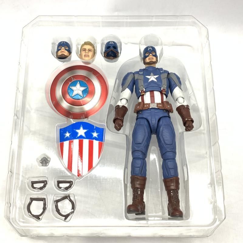 MAFEX キャプテン・アメリカ クラシック　Classic Suit 中古美品 Medicom Toy Mafex No.220 Captain America Klassisch Suit
