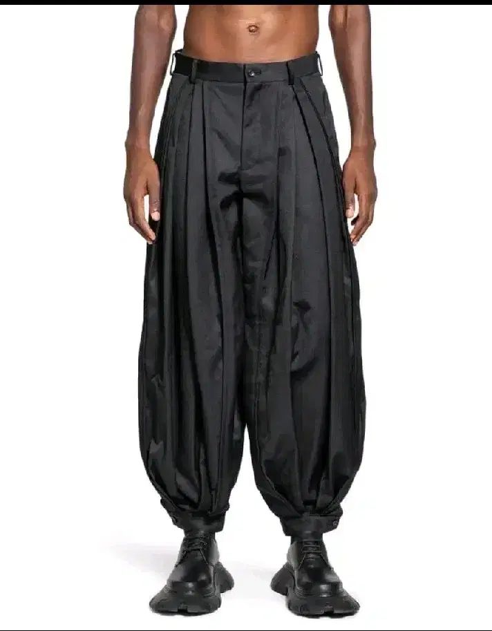 BLACK COMME des GARCONS バルーンパンツ POLYESTER BALLOON PANTS BLACK COMME des GARCONS バルーンパンツ POLYESTER BALLOON PANTS