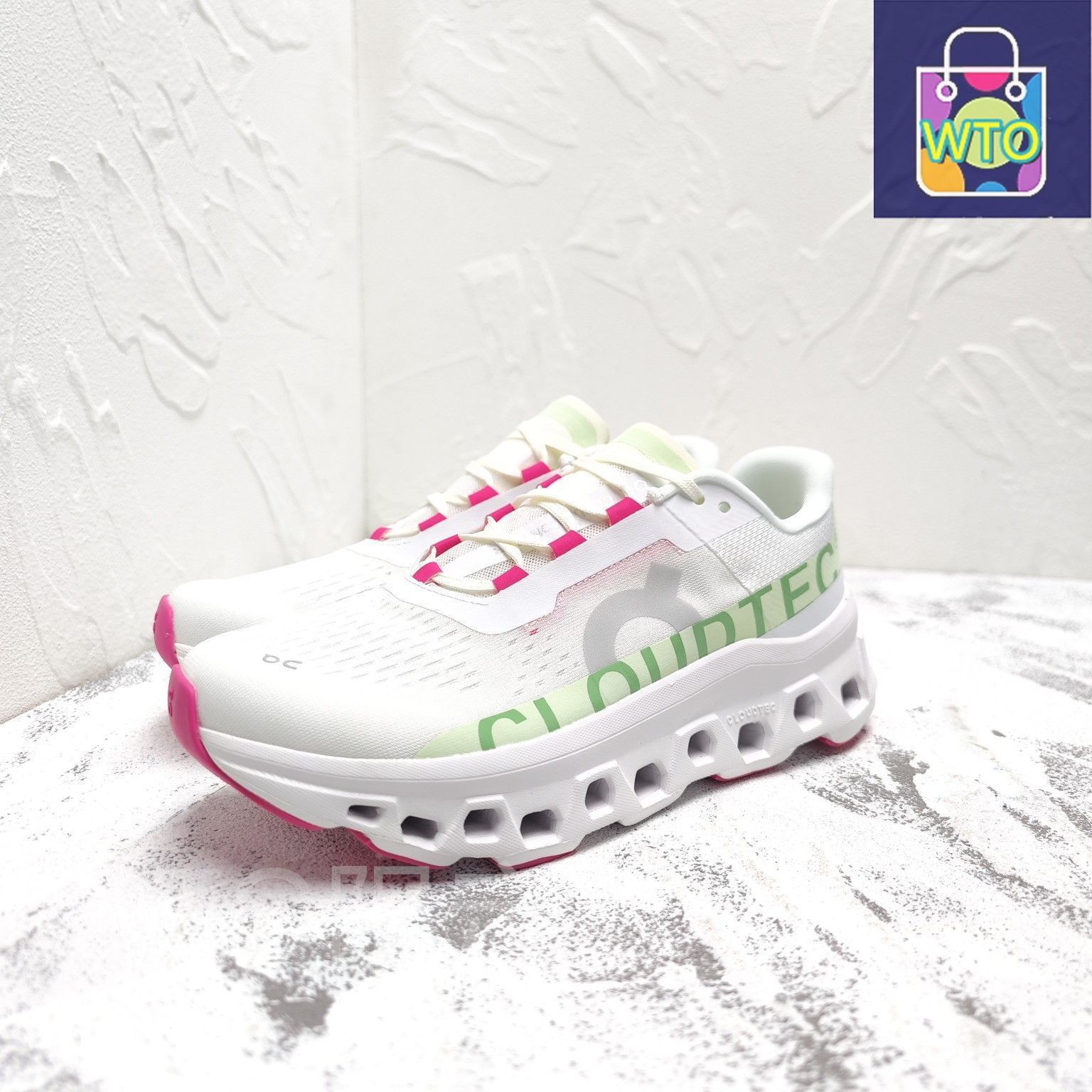 On Cloudmonsterスニーカー ホワイト/ピンク Women's Cloudmonster | Pink | On Japan