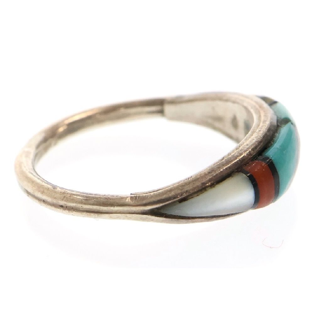 INDIAN JEWELRY (インディアンジュエリー) ズニ族 インレイマルチ