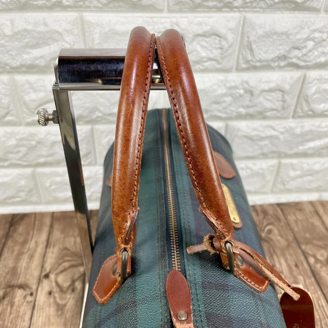 POLO / ポロラルフローレン タータンチェック ミニボストンバッグ