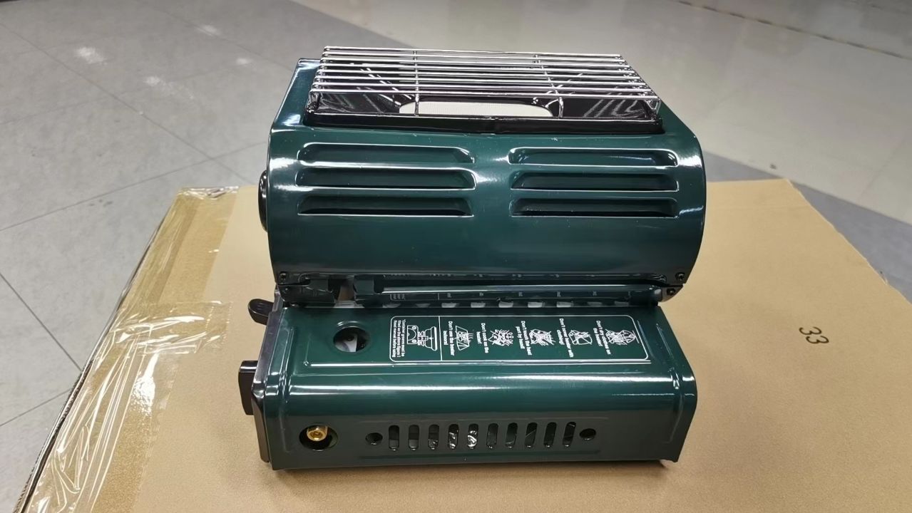 カセット ガスストーブ ガスヒーター アウトドアヒーター ポータブルヒーター 1台2役 防寒対策 屋内屋外用 暖房機 釣り キャンプ 旅行用暖房