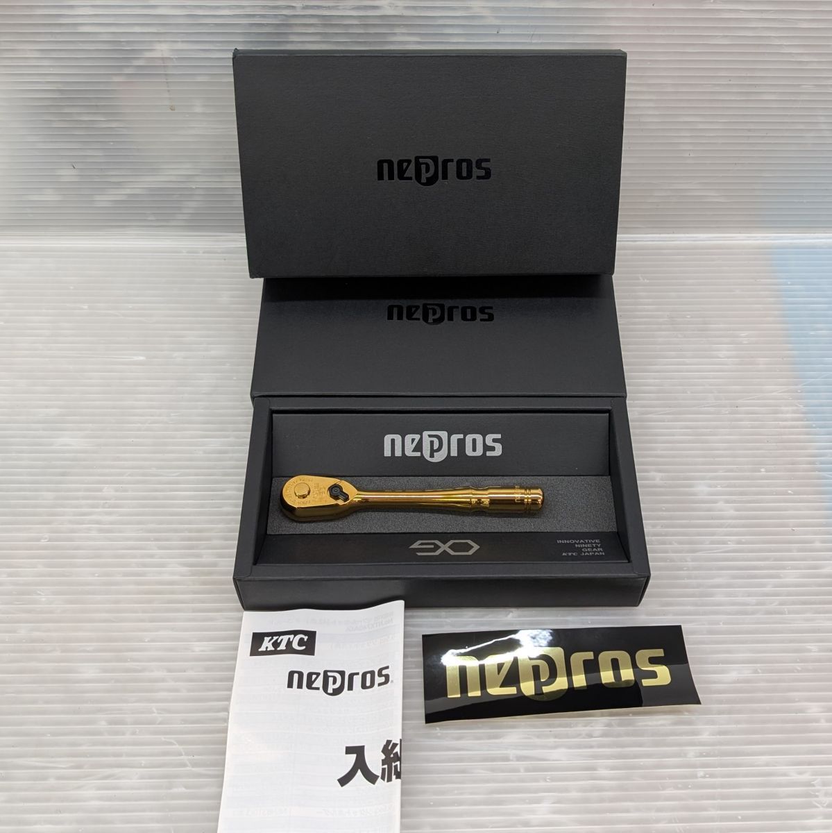 ネプロス nepros NBR290GL ラチェットハンドル ゴールド