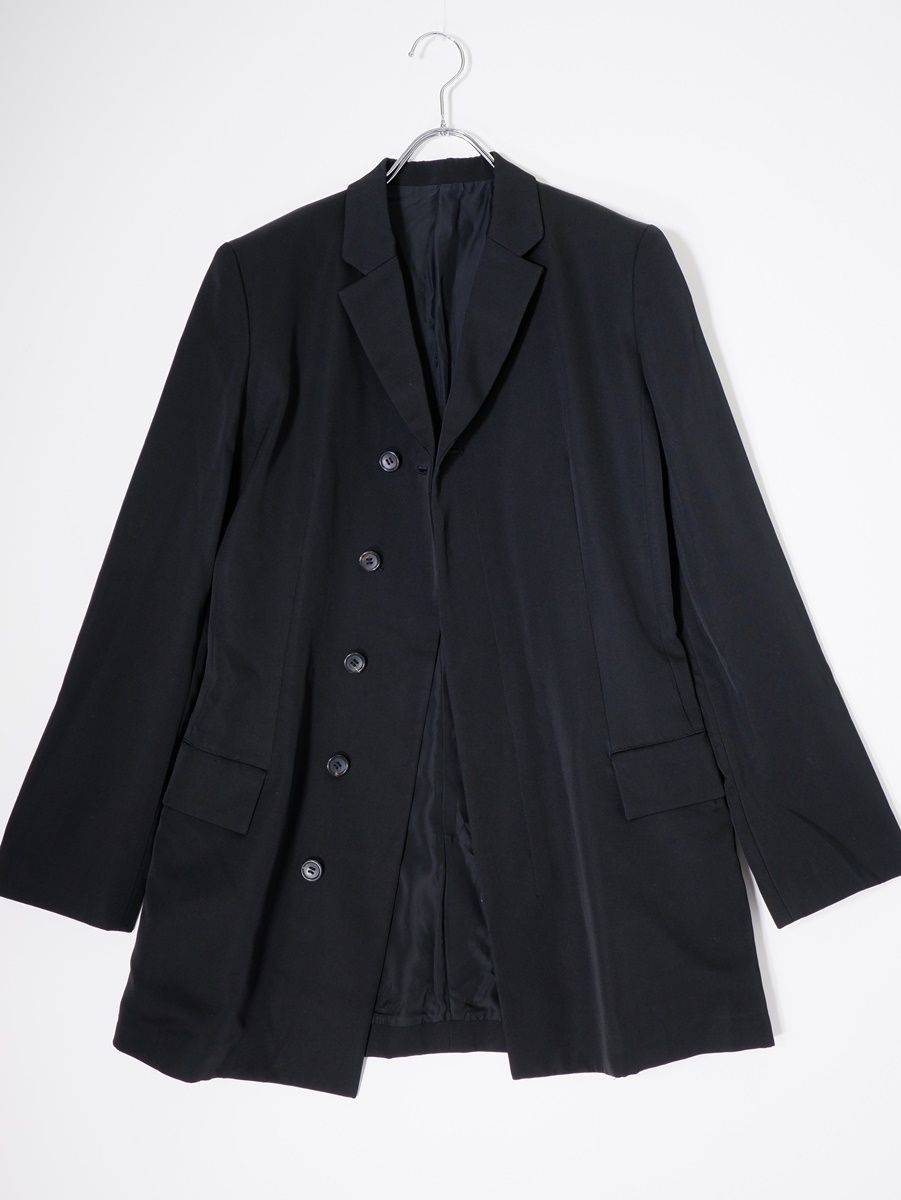 Yohji Yamamoto NOIRヨウジヤマモト ノアール ウールギャバジン ロングジャケット コート 3 LJKA79436