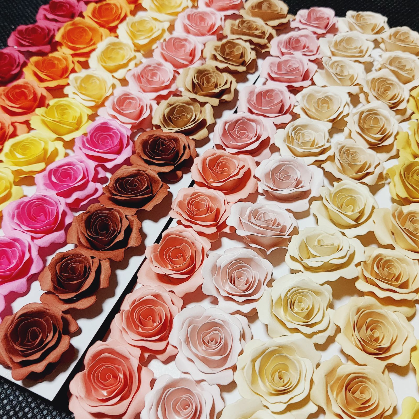 ペーパークラフト 花のセット ペーパークイリング パーツ材料