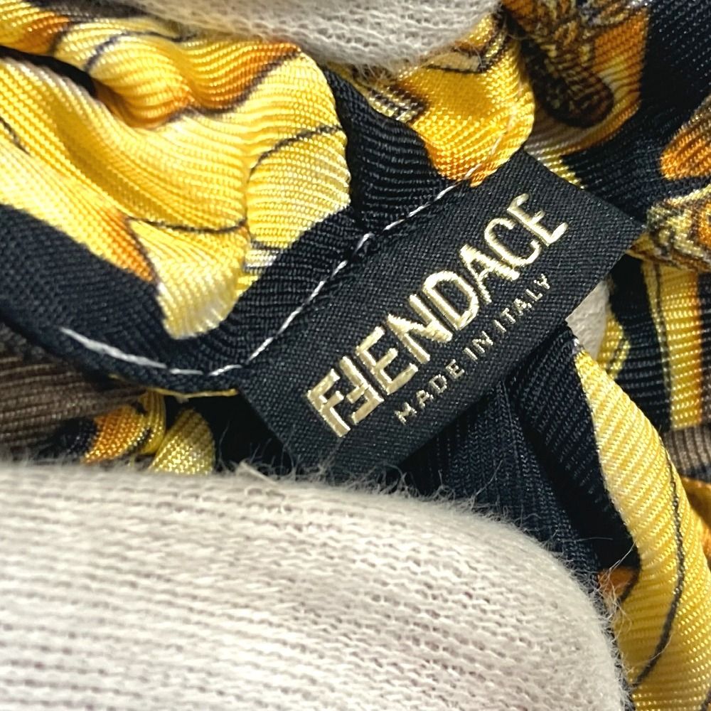 美品 FENDACE シュシュ FENDI フェンディ シュシュ フェンダーチェ FENDACE シルク
