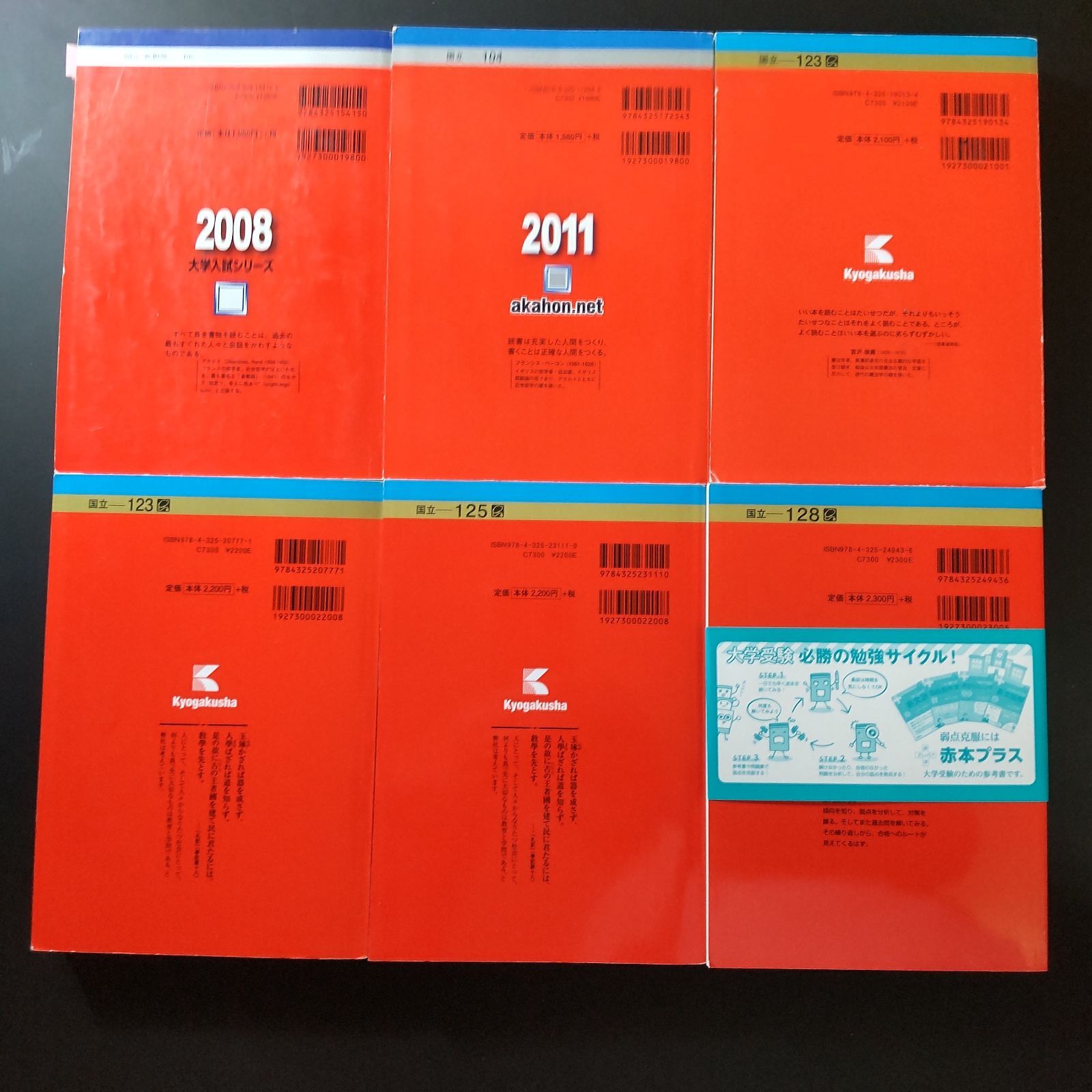 143 ６冊 島根大学 書込みなし ５冊 少量のマーカー １冊 2008 2011 2014 2017 2020 2025 教学社 赤本