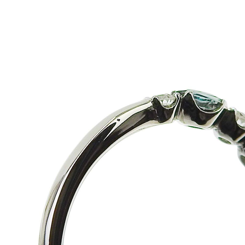 本物保証】 鑑付 新品同様 リング 約2.1g Pt900 メレ  