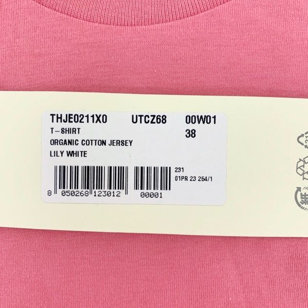 MARNI マルニ Tシャツ カットソー 半袖 THJE0211X0 レディース サイズ38 M相当 ピンク トップス IL15886■ MARNI マルニ Tシャツ カットソー 半袖 THJE0211X0 美品 ロゴ