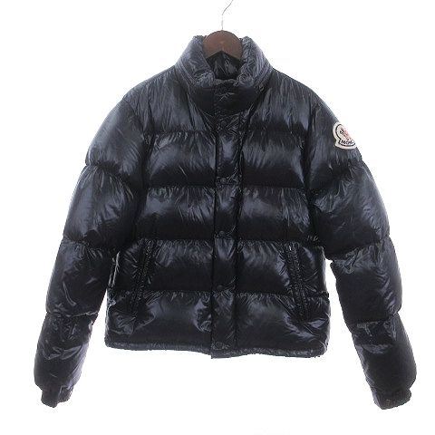 モンクレール MONCLER ダウン ジャケット ネイビー ワッペン（安心一年 