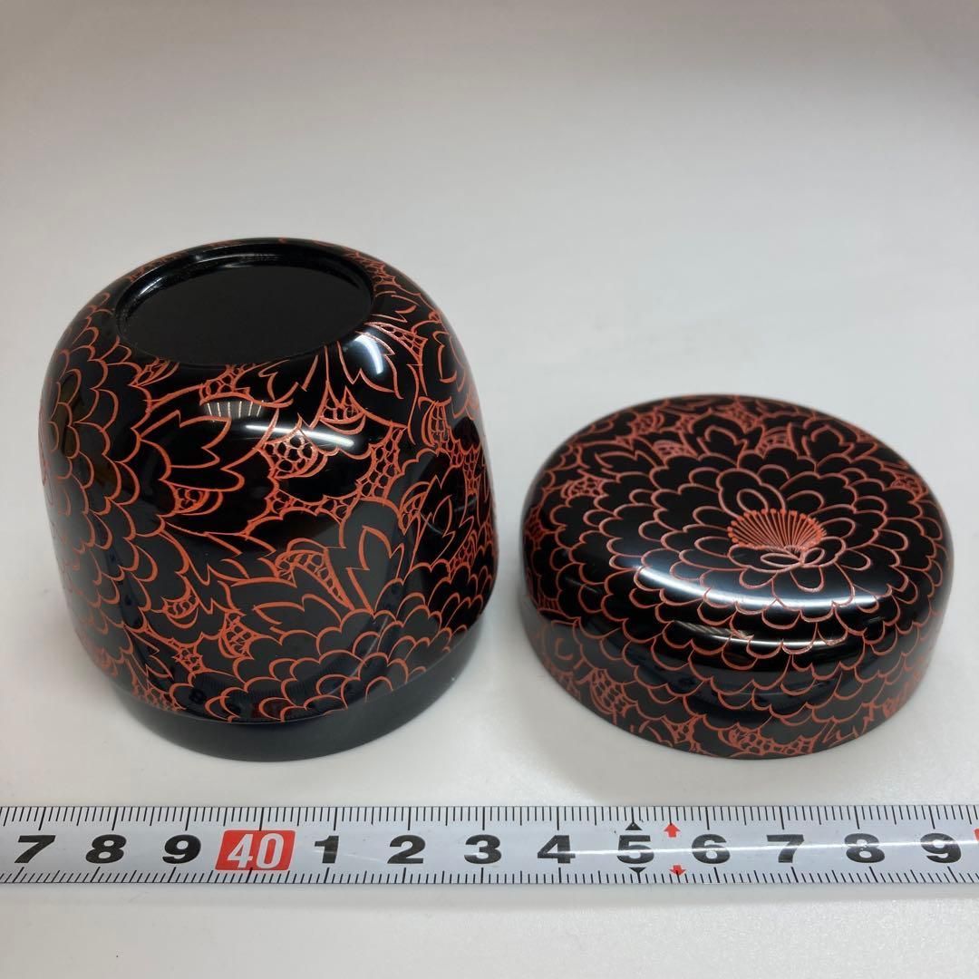 藤原清助 山忠漆器製棗 沈金技法 共箱 高さ6.8㎝ 東Y6-0111 WWW_NOITHATQUANGTHANH_NET