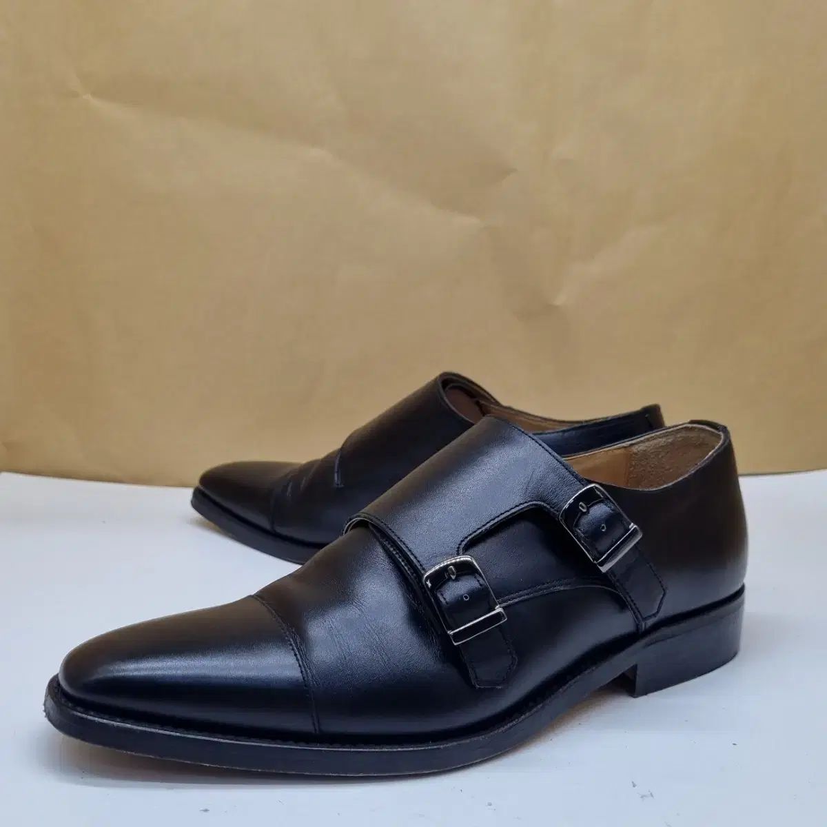 ヘリテージリーガル ダブルモンク 実物サイズ255