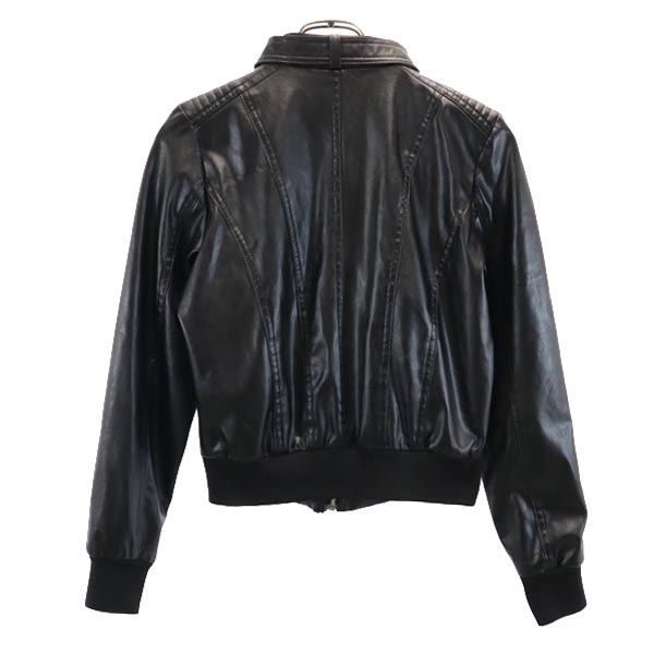 コロンビア フェイク レザージャケット XL ブラック Columbia